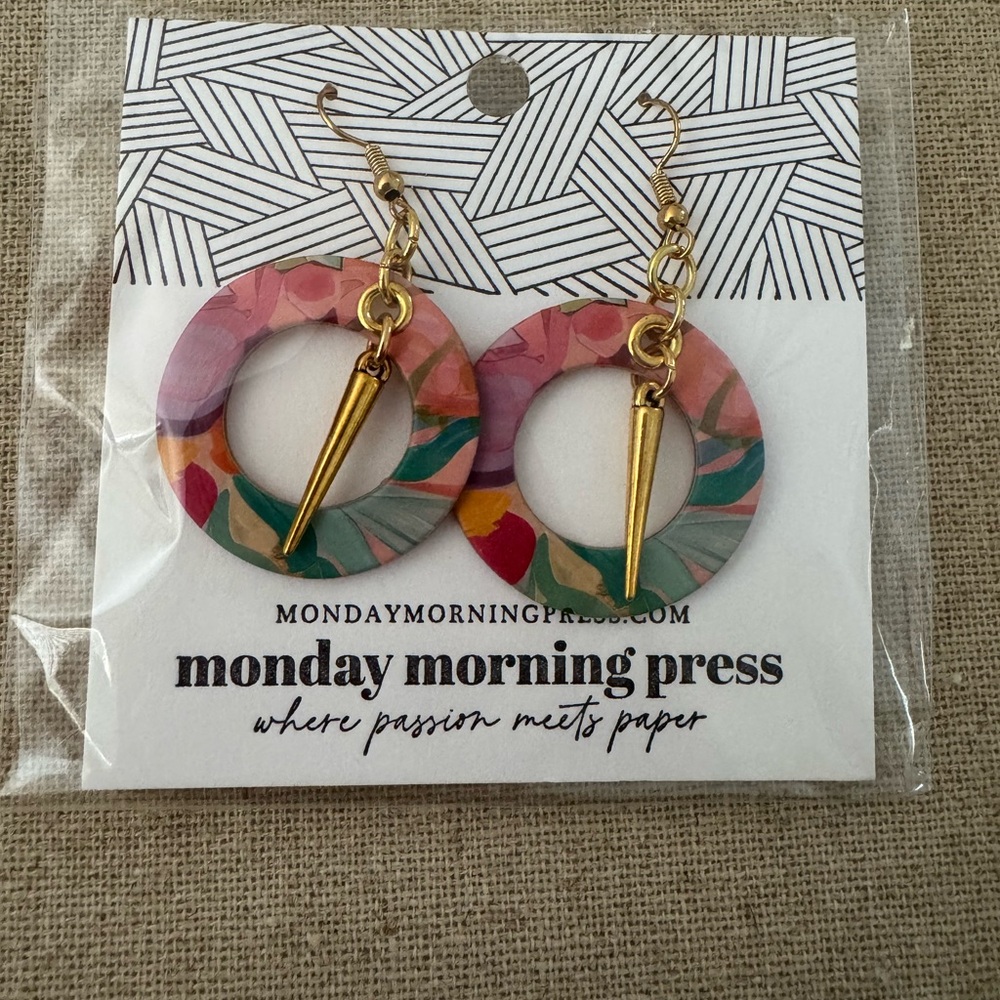 Multicolor Hoop Earrings